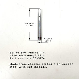 Tuning Pins - Wessell, Nickel & Gross