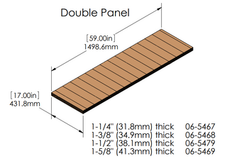 Double Panel 5-Ply Pinblock - Wessell, Nickel & Gross