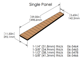 Single Panel 5-Ply Pinblock - Wessell, Nickel & Gross
