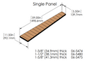 Single Panel 7-Ply Pinblock - Wessell, Nickel & Gross
