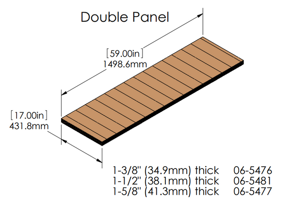 Double Panel 7-Ply Pinblock - Wessell, Nickel & Gross